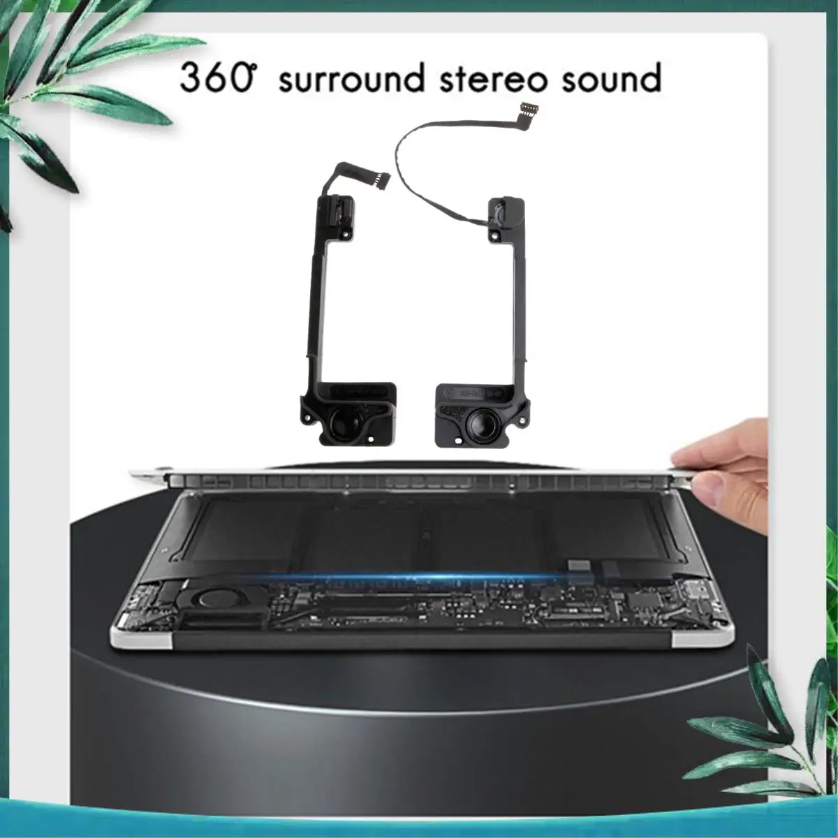 (NEW) A1502 Laptop Left And Right Speakers For Pro Retina 13 Inch A1502 Built-In Speaker Replacement 2013 2014 2015