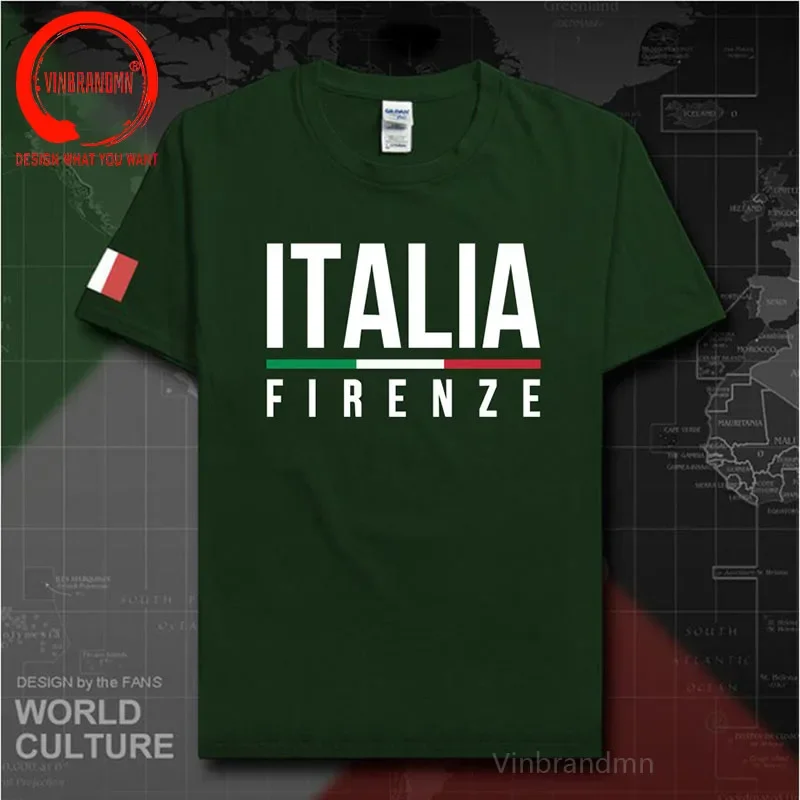 Firenze Italia T Shirt Men 6XL Cotton Cool TShirt Firenze Florence Tuscany Toscana Comune Di Firenze Florentine Fiorentino Italy