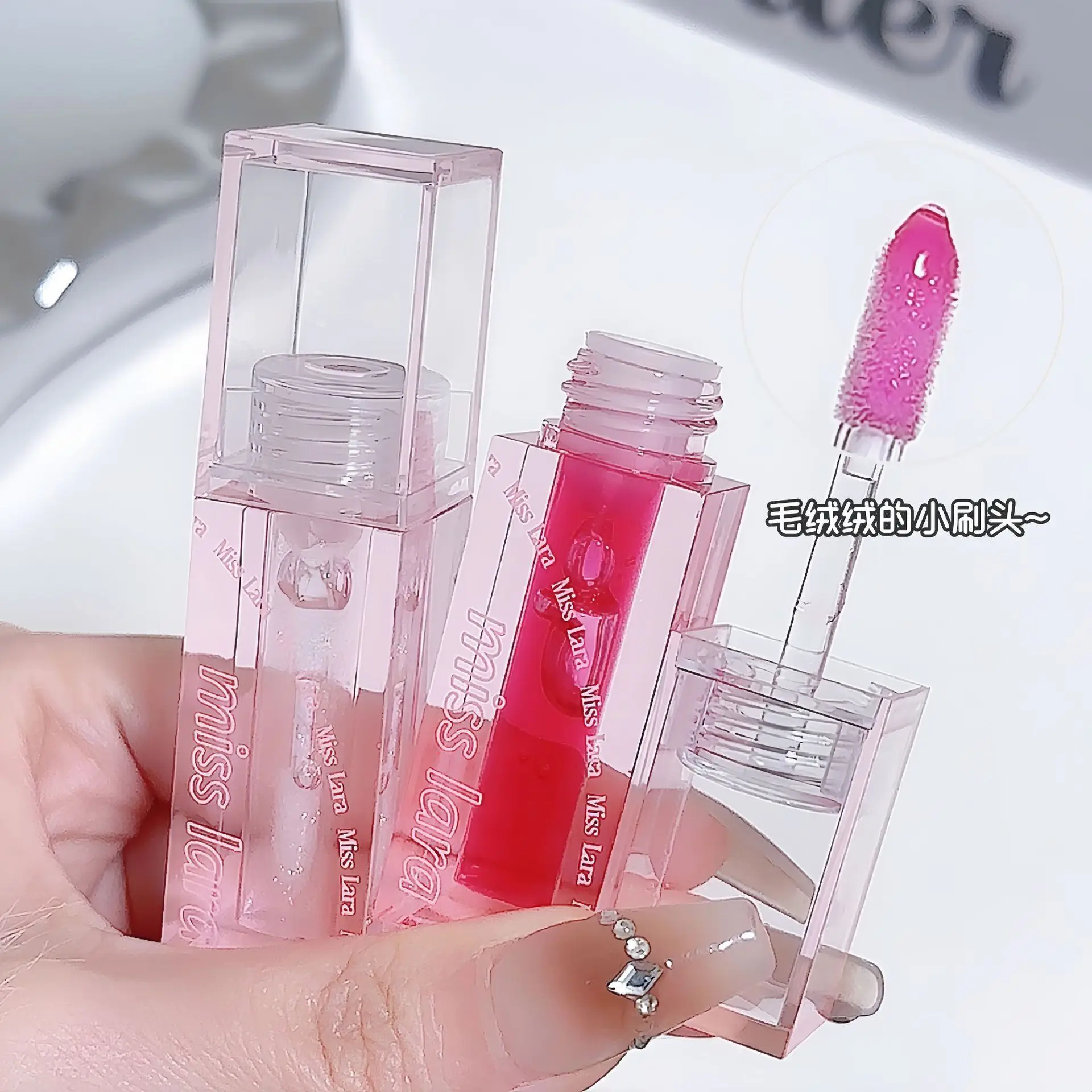 Miss lara Fruity Lip Gloss Lip Moisturizing Lip Gloss Fake Plain Glass Hydrating Mirror Lip Glaze