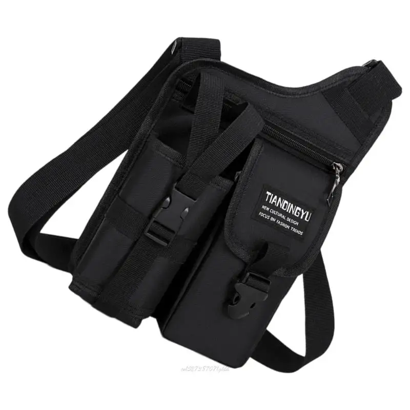 X5XA Modern Unisex Shoulder Pack Organizers Pockets Adjustable Shoulder Support