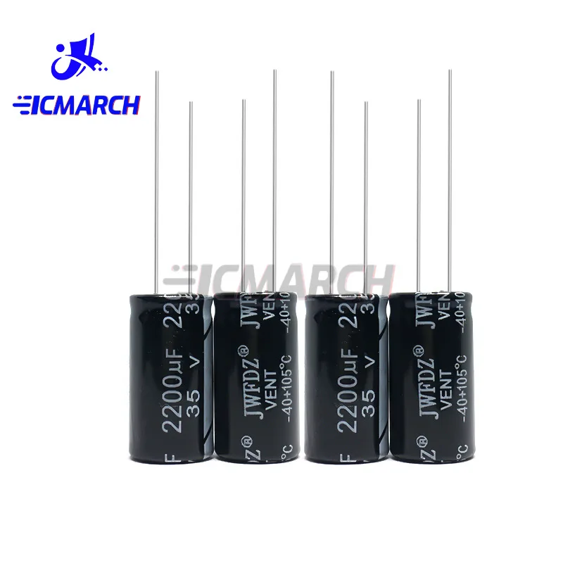 10PCS 35V 2200UF Capacitor 2200UF 35V 13x25mm 35V2200UF  35V2200UF Aluminum Electrolytic Capacitor