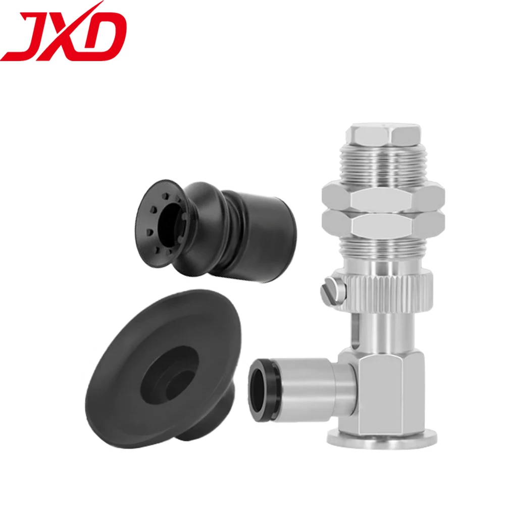 JXD PISCO VPD-6/8/10/15/20/25/30/40/50RN/BN-6J Side Interface  Flat Round Vacuum Suction Sucker