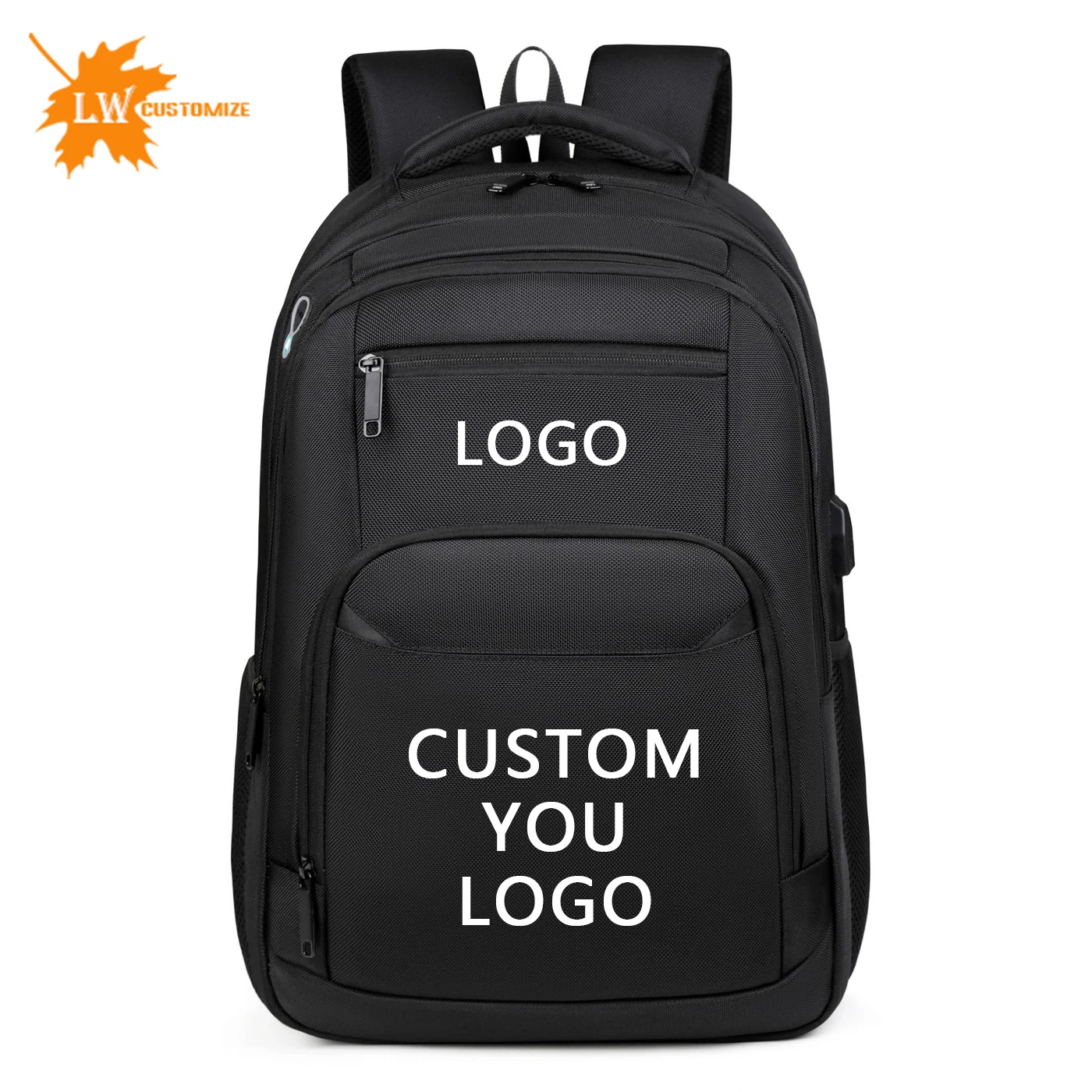 custom-logo-backpack-business-nylon-1680d-backpack-men's-simple-casual-computer-bag-company-gift-printed-pattern