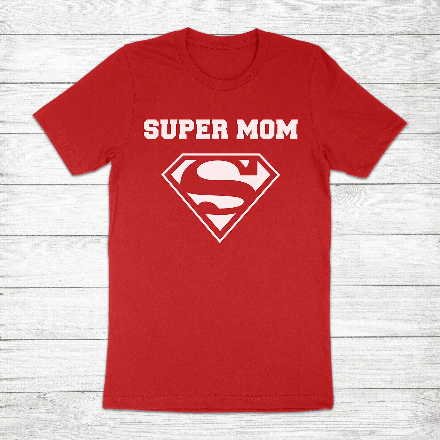 

Super Mom Mommy Mama Superhero Hero Funny Family Mother's Day Gift Tee T-Shirt