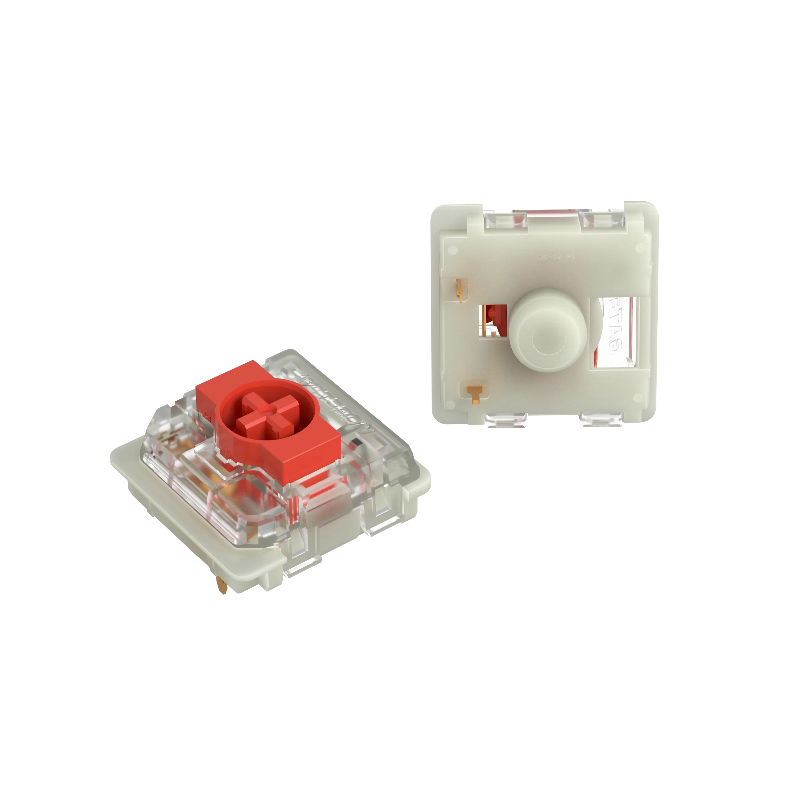 GATERON KS-33 Low Profile 2.0 Switch 3 Pin Blue Red Brown Silver RGB Customized DIY Hot Swap Mechanical Keyboard Shaft