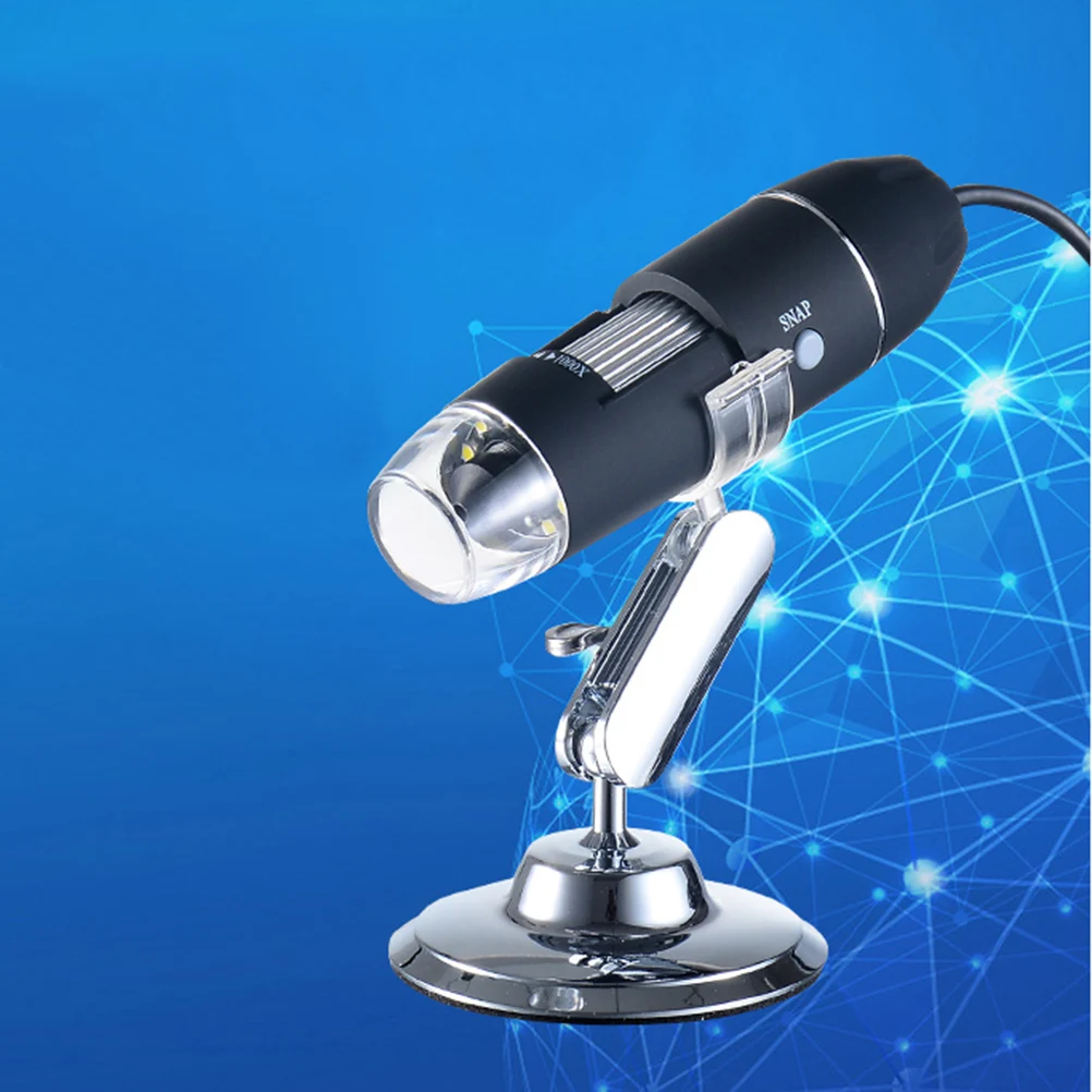 

Portable Digital Microscope USB Microscope High Resolution Clear Image Compatible WIN 7 8 Built in 8 LED Lights