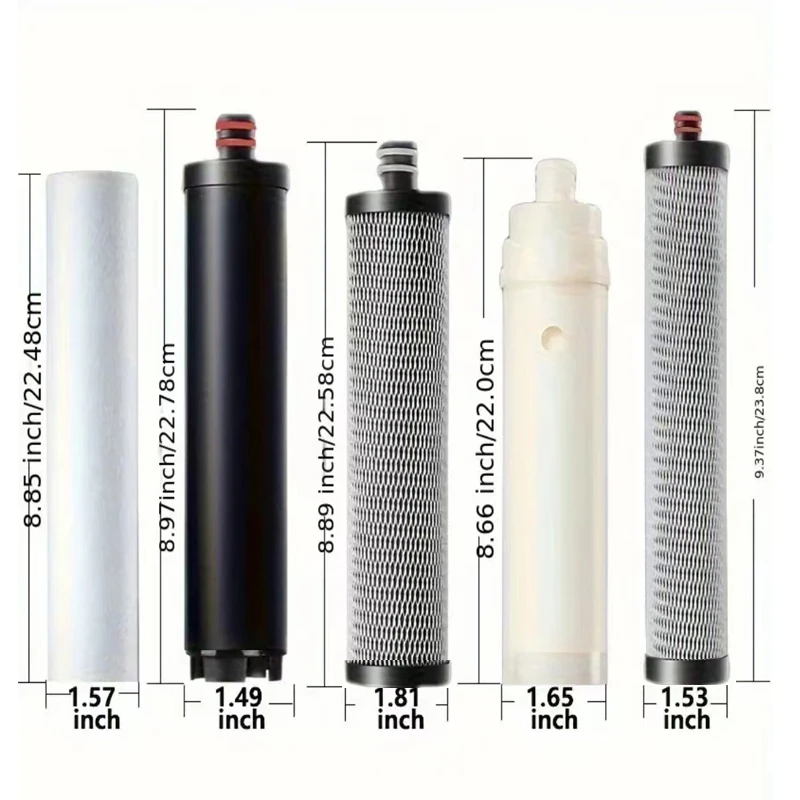 OSWNKW Water Purifier Filter Compatible Replacement For 4+1  Ultrafiltration Cartridge