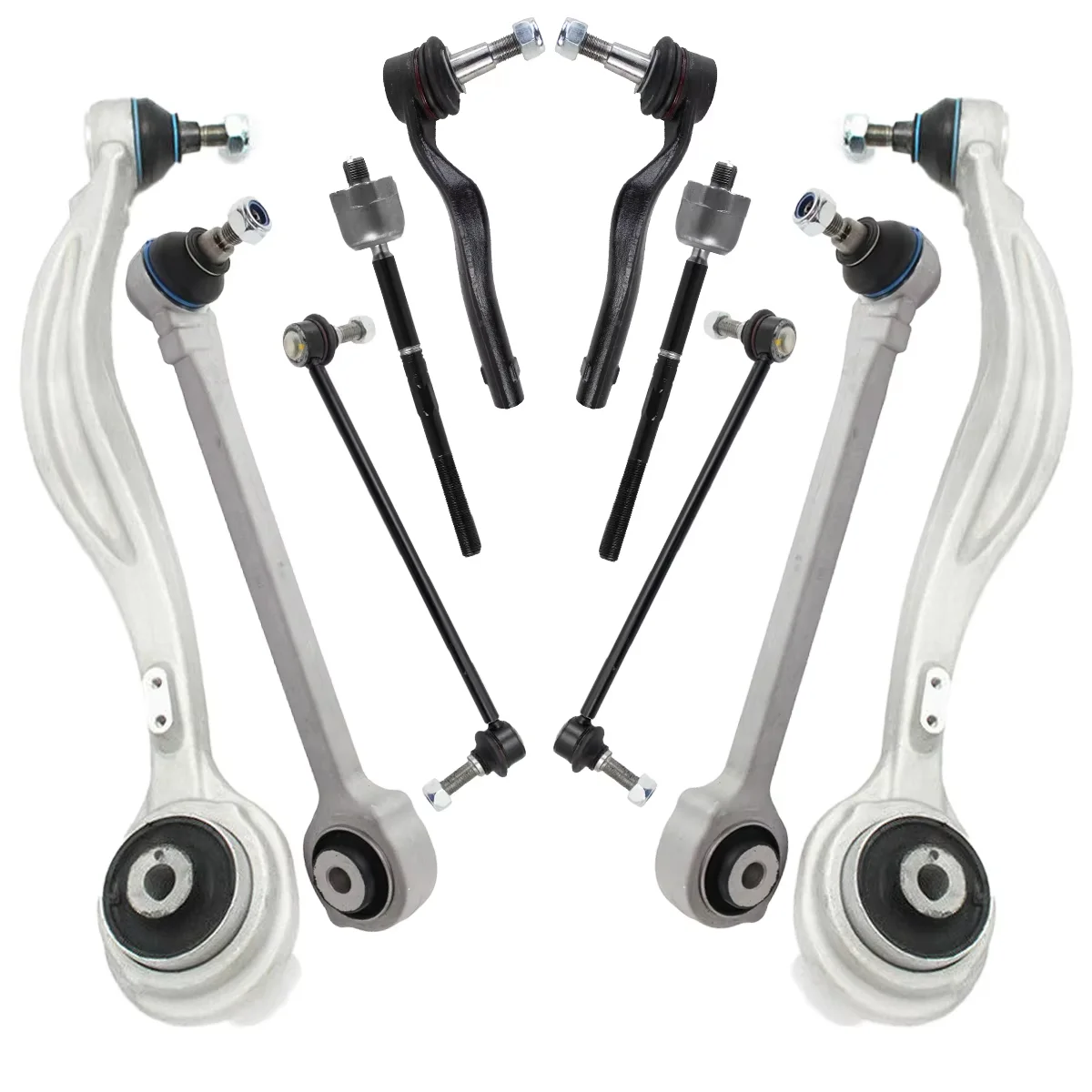 

Svenubee 10pcs Front Lower Control Arms Tie Rod End Link Kit for Mercedes Benz X204 2008 2009 2010 2011 2012 2013 2014 2015