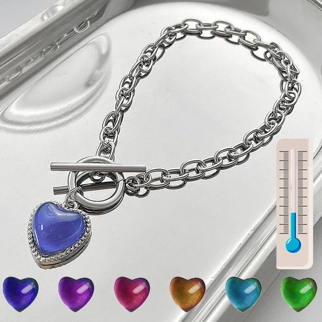 Colour changing mood bracelet clearance
