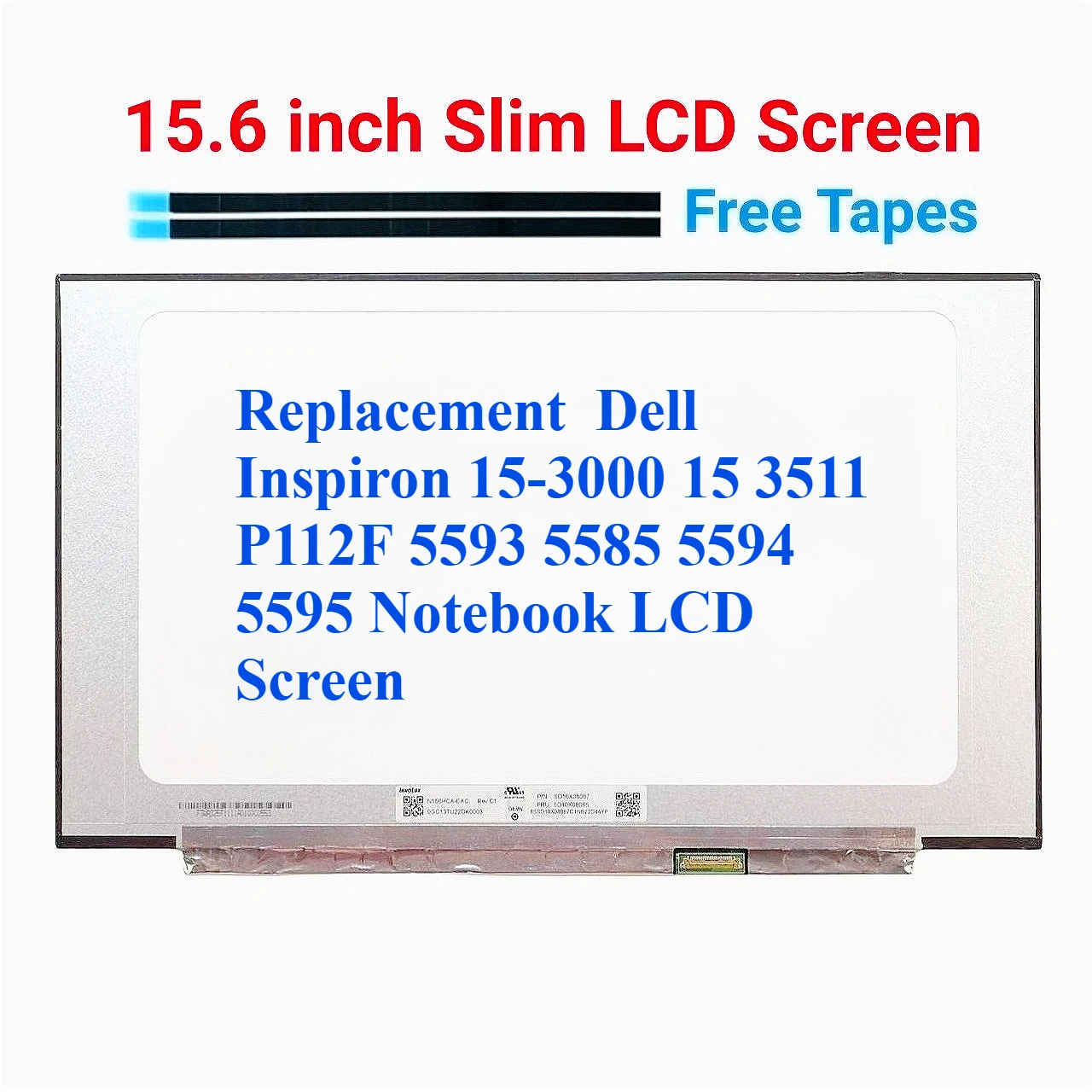 

Сменный ЖК-экран для ноутбука Dell Inspiron 15-3000 15 3511 P112F 5593 5585 5594 5595