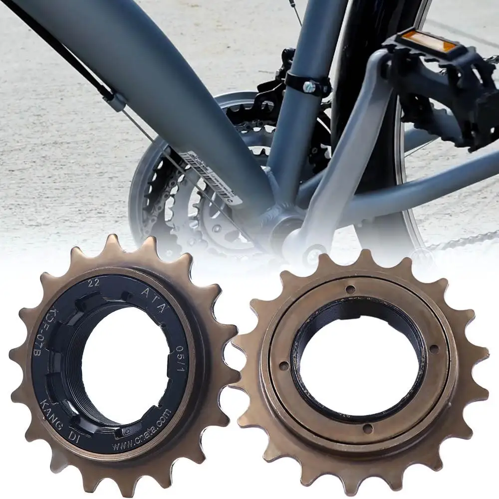 Live Cycling Parts Monolithic Flywheel Fixed Gear Bicycle Single Speed Cog 1/2" X 1/8" Freewheel Sprocket Bicycle Freewheel view 2