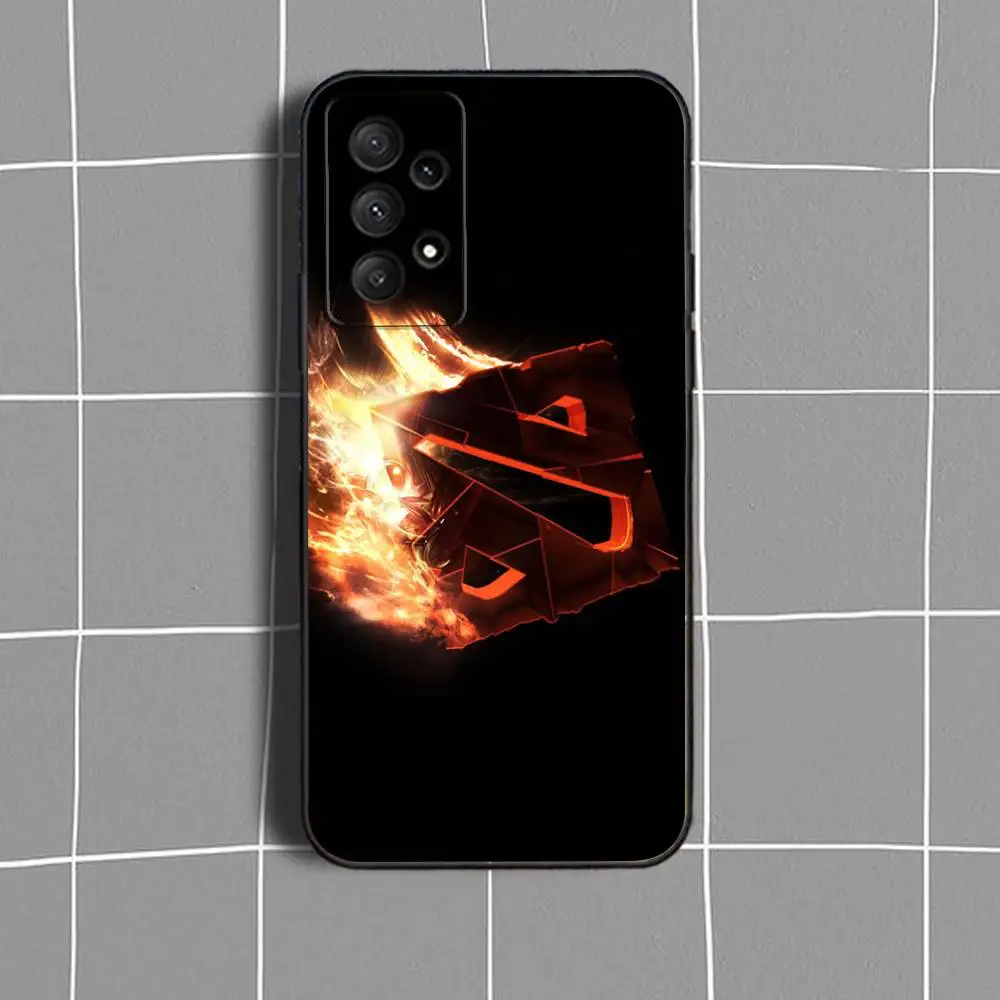 حافظة لهاتف سامسونج جالاكسي A73,31,32,72,41,53,52,71,22,5G,Note,J7,8,9 غطاء أسود ناعم