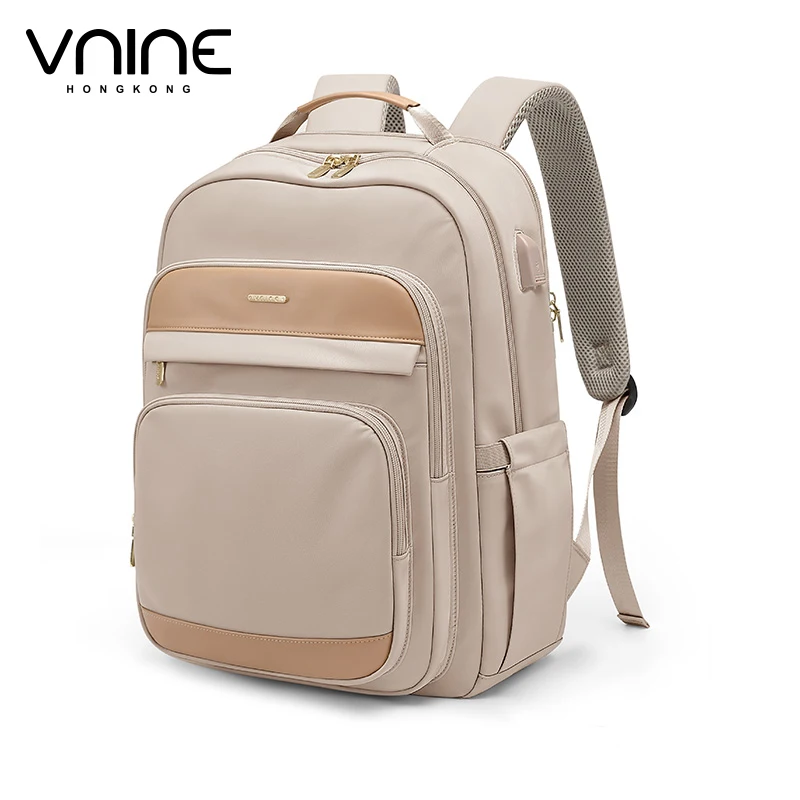 V.NINE Womens Backpack Bags Large Capacity Laptop 15 6 inch Backpack Woman Multipocket Anti Theft Back Pack Travel with usb Port