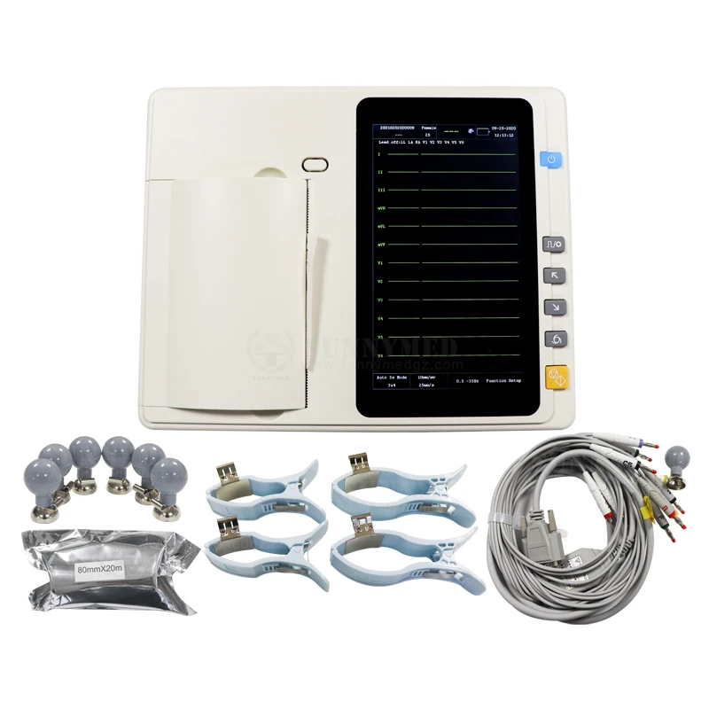 SY-H004 Digital 3/6/12 Channels Electrocardiograph ECG Price