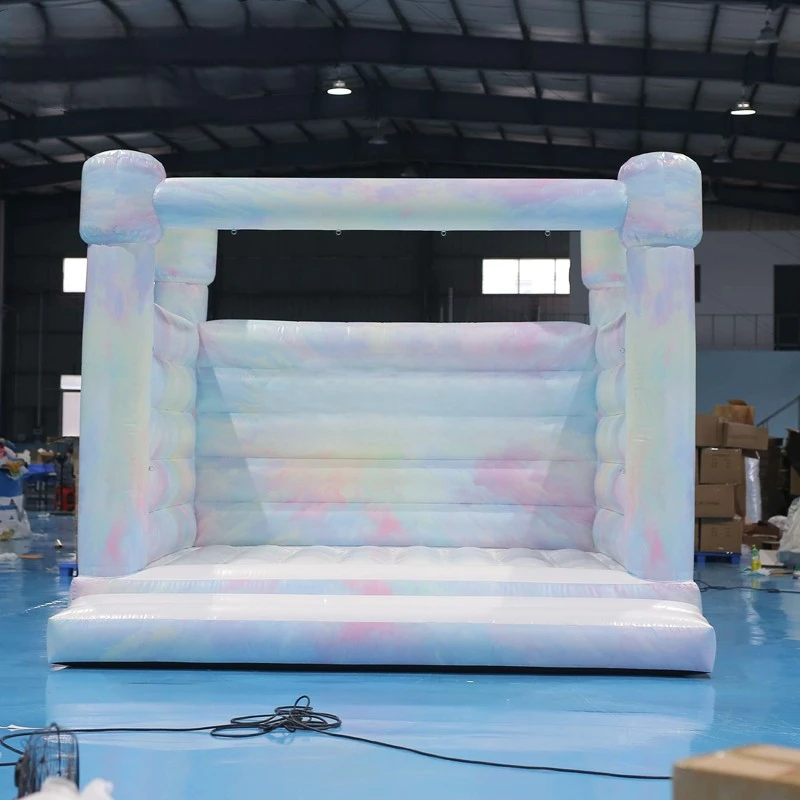 

Inflatable Castle Wedding4.3x4.3x3.35mh Pvc Commercial Bouncer House Inflatable Bouncy Jumper With Air Blower