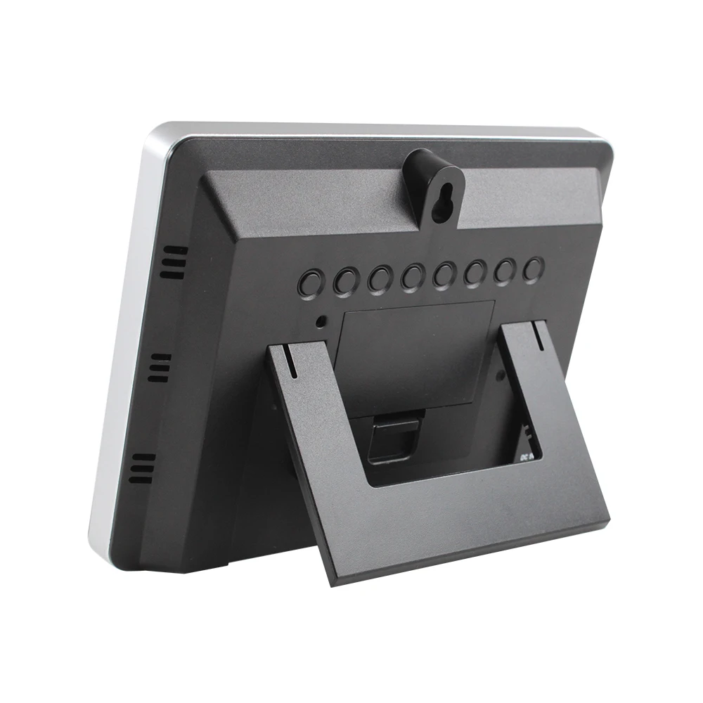 【ساخن】محطة الطقس المنبه ميزان الحرارة الرطوبة شاشة تعمل باللمس الاستشعار اللاسلكي شروق الشمس غروب الشمس الرطوبة