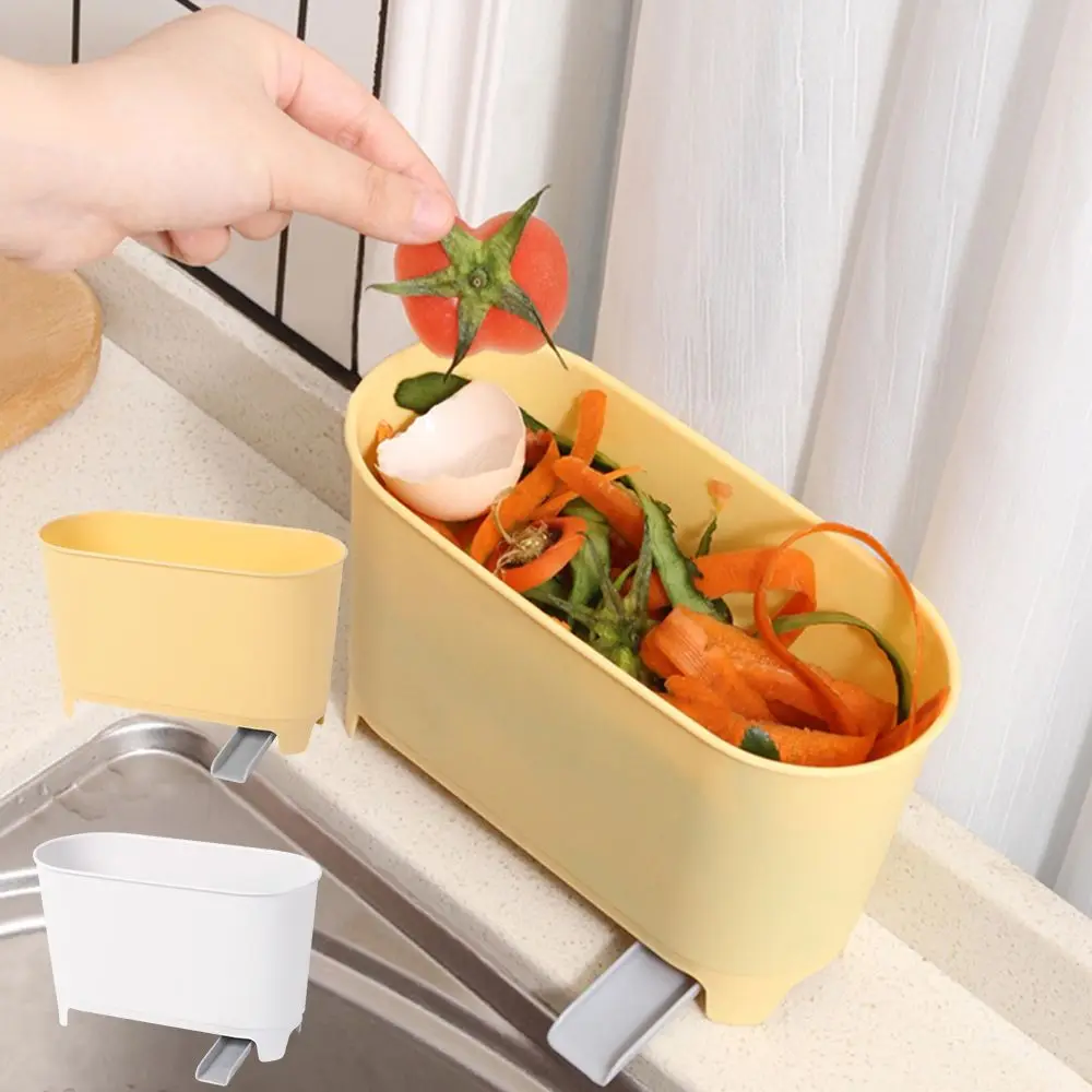 Kitchen Waste Drain Bucket Sink Food Residue Storage Box Multifunctional Storage Bucket Food Drain Trash Can