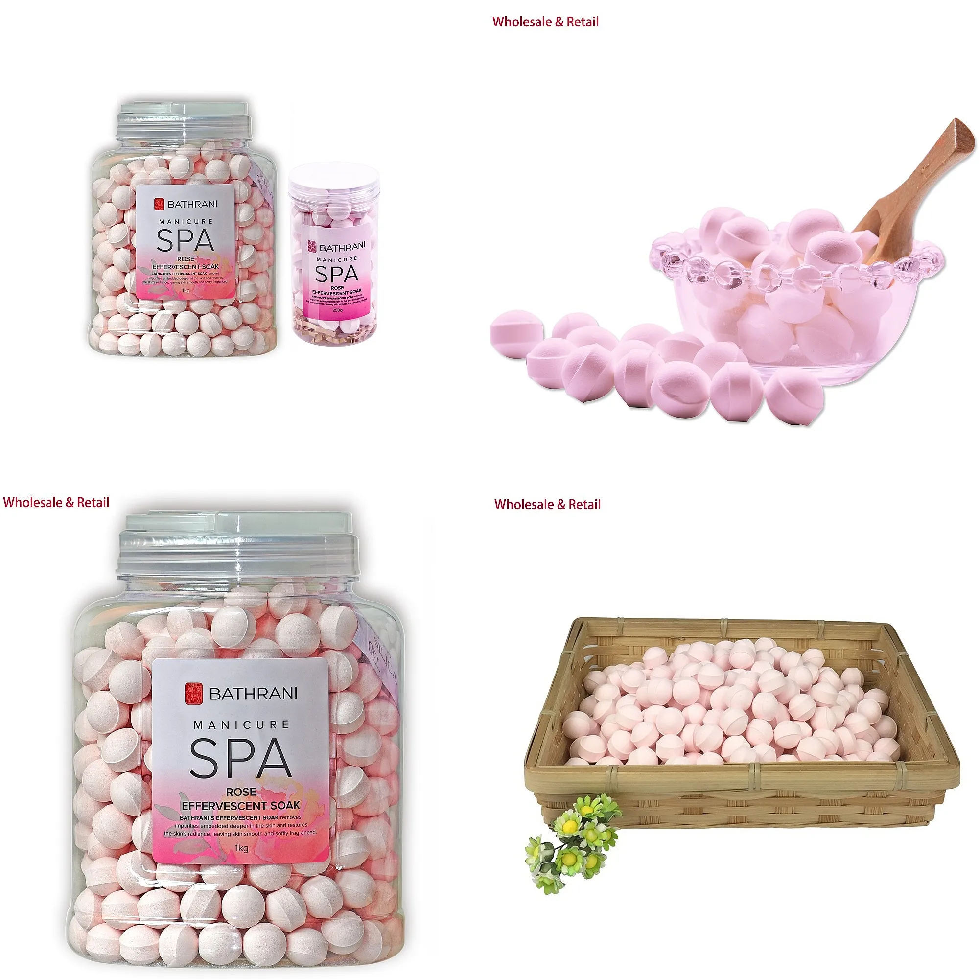Manicure Soak Bath Fizzy Soften Hand Spa Mini Bath