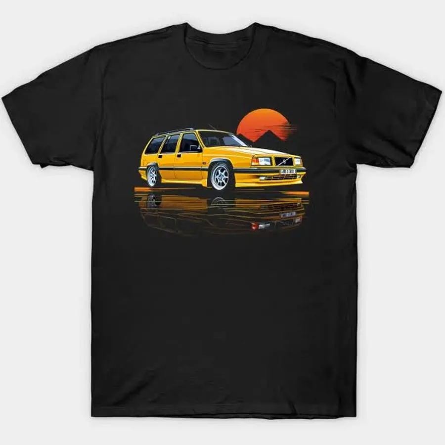 

Car Lovers T-shirt Vol CAR vo 850 R Kombi Men's and Women's Short-Sleeved with Patterns for Summer