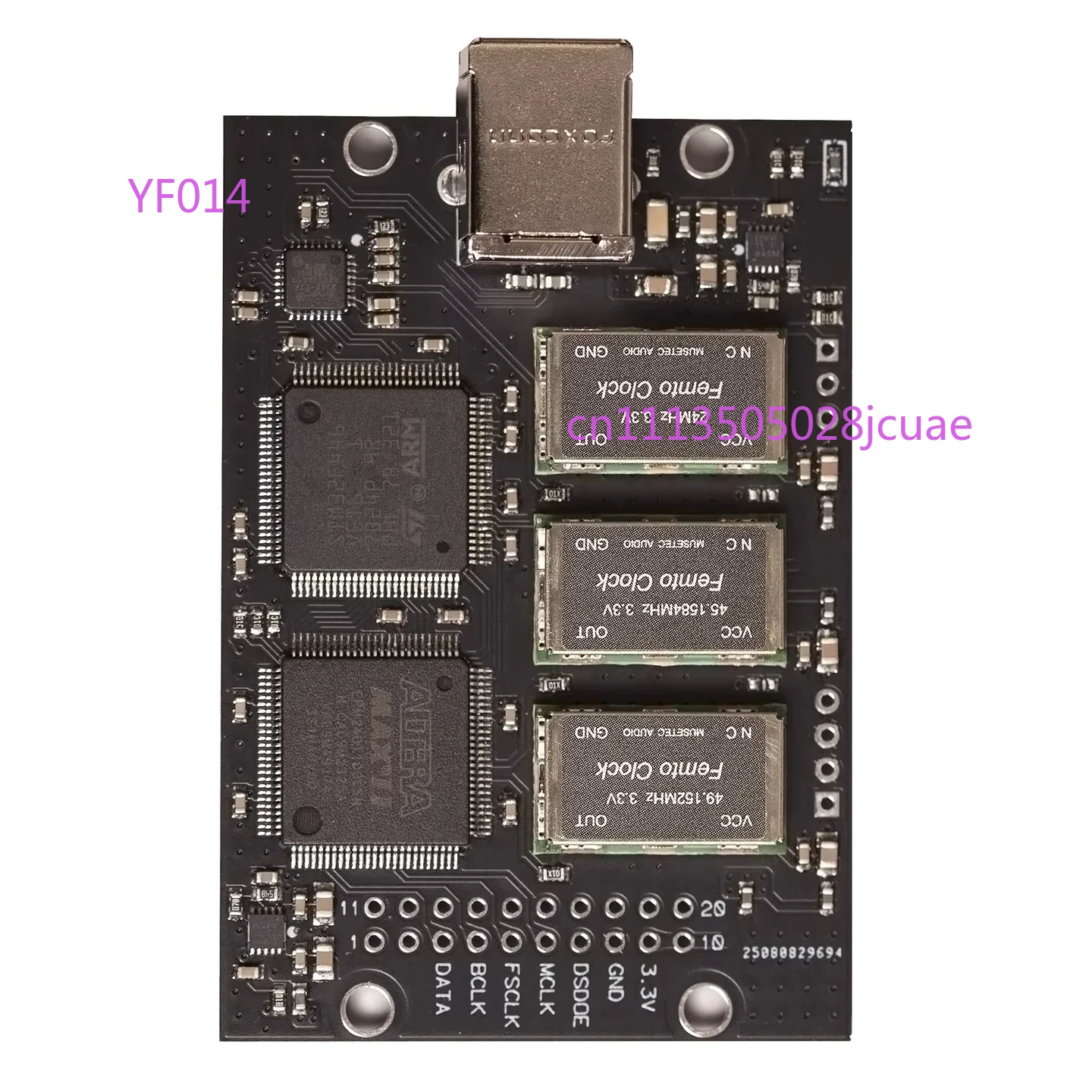 

Усовершенствованный модуль цифрового аудиоинтерфейса USB с поддержкой DSD1024/PCM768 для обновления итальянского Amanero Combo384