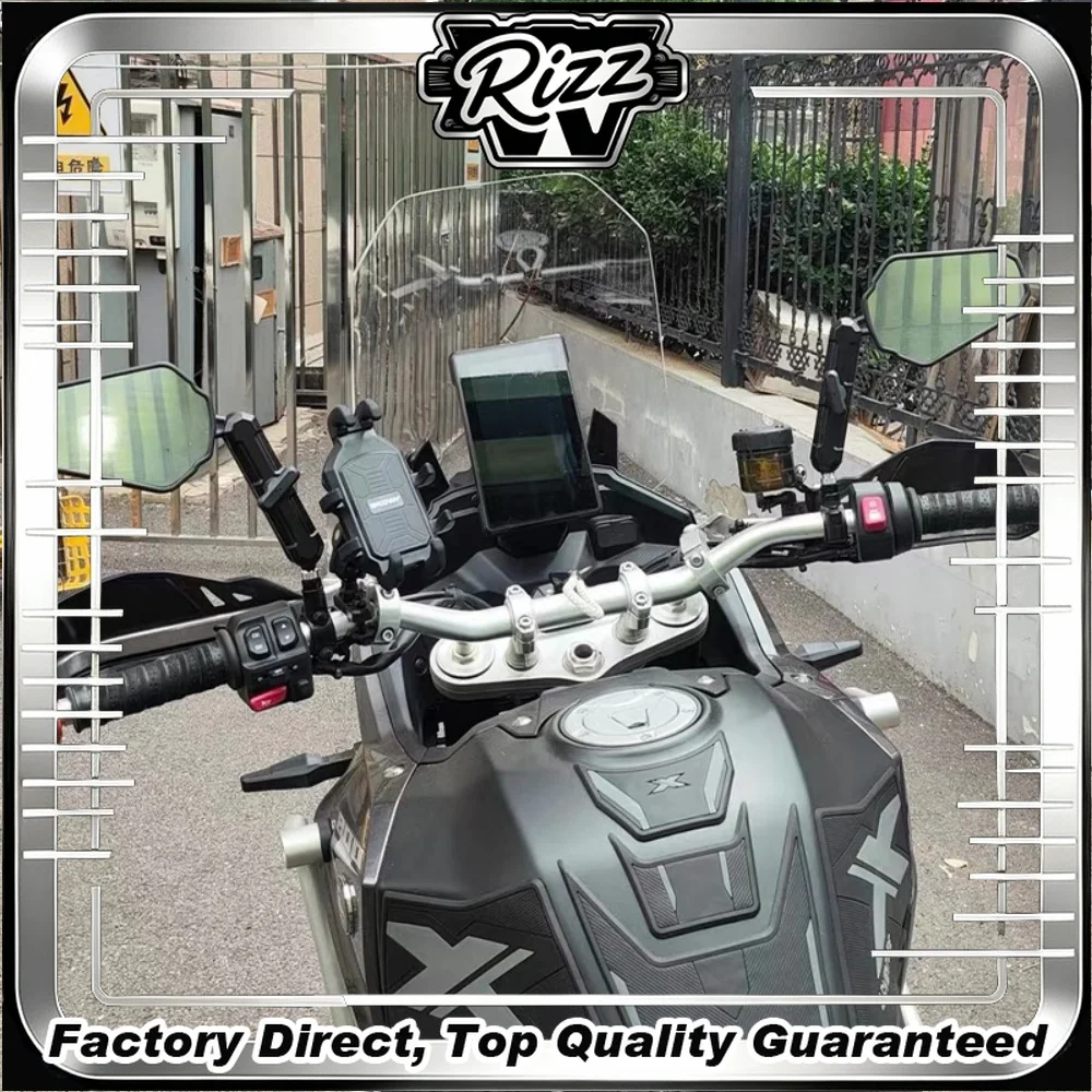 For CF 450MT/800MT modified accessories, foldable rearview mirror ADV rugged off-road touring universal reflective mirror