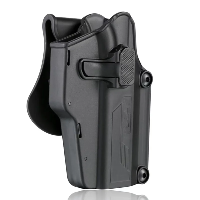 Universal Holster and Autolocking Pistol Holster Case Carry Polymer Right-hand Holsters With Quick Draw Release