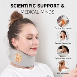 Almohada ortopédica para el cuello, Corrector de postura Cervical, esponja de descanso, nueva generación