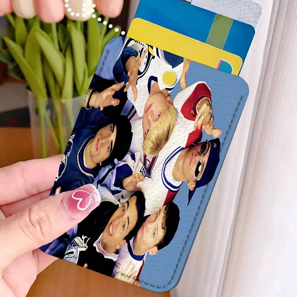 B-Backstreet B-Boys BSB Custom Access Card Case Leather Card Holder Transportation Card Case Gifts