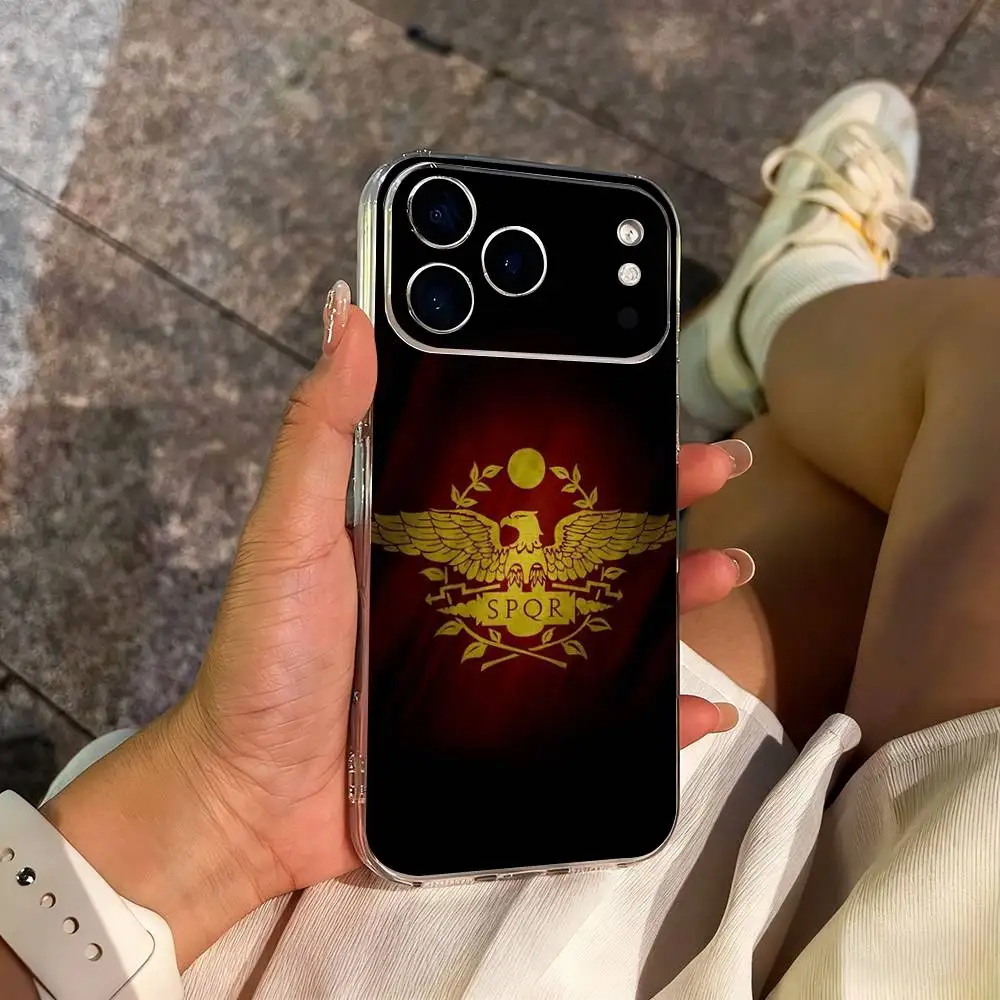 Casing HP Flag Art Great Assyrian Untuk iPhone 14,13,12,11,17,16,15,Pro,Max,Plus,X,XS,XR,SE,Mini Transparan Bahan Lembut