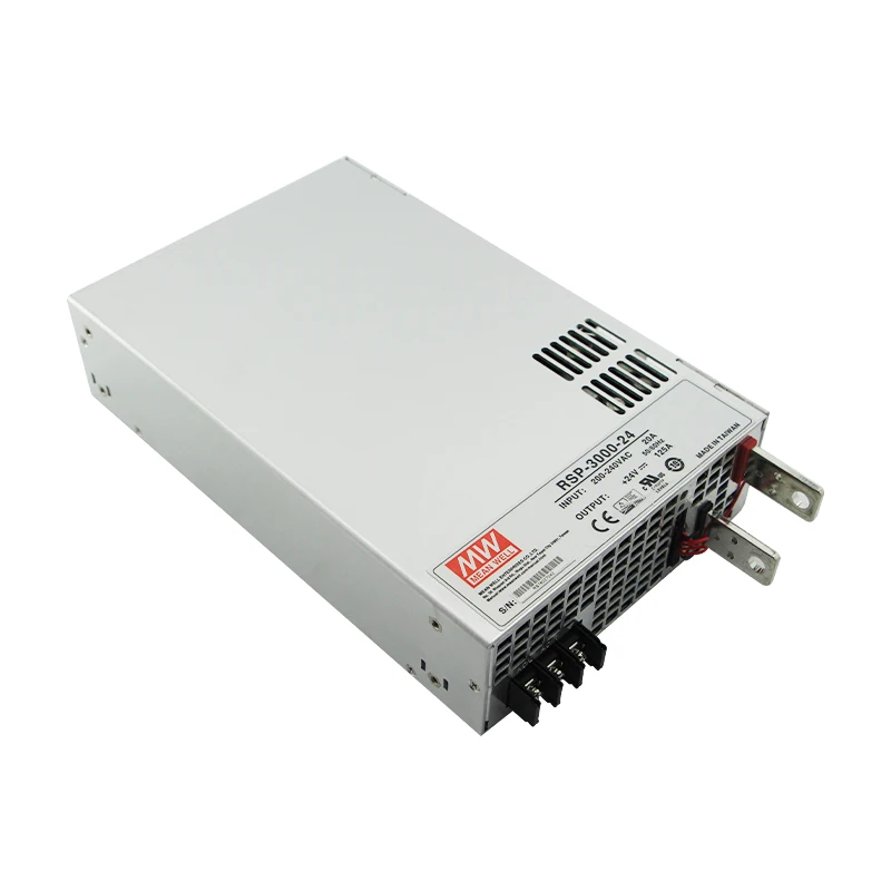 

Mean Well RSP-3000-24 24V Power Supply Ac To Dc 24V 12A 3000W 3Kw Switching Power Supply Smps