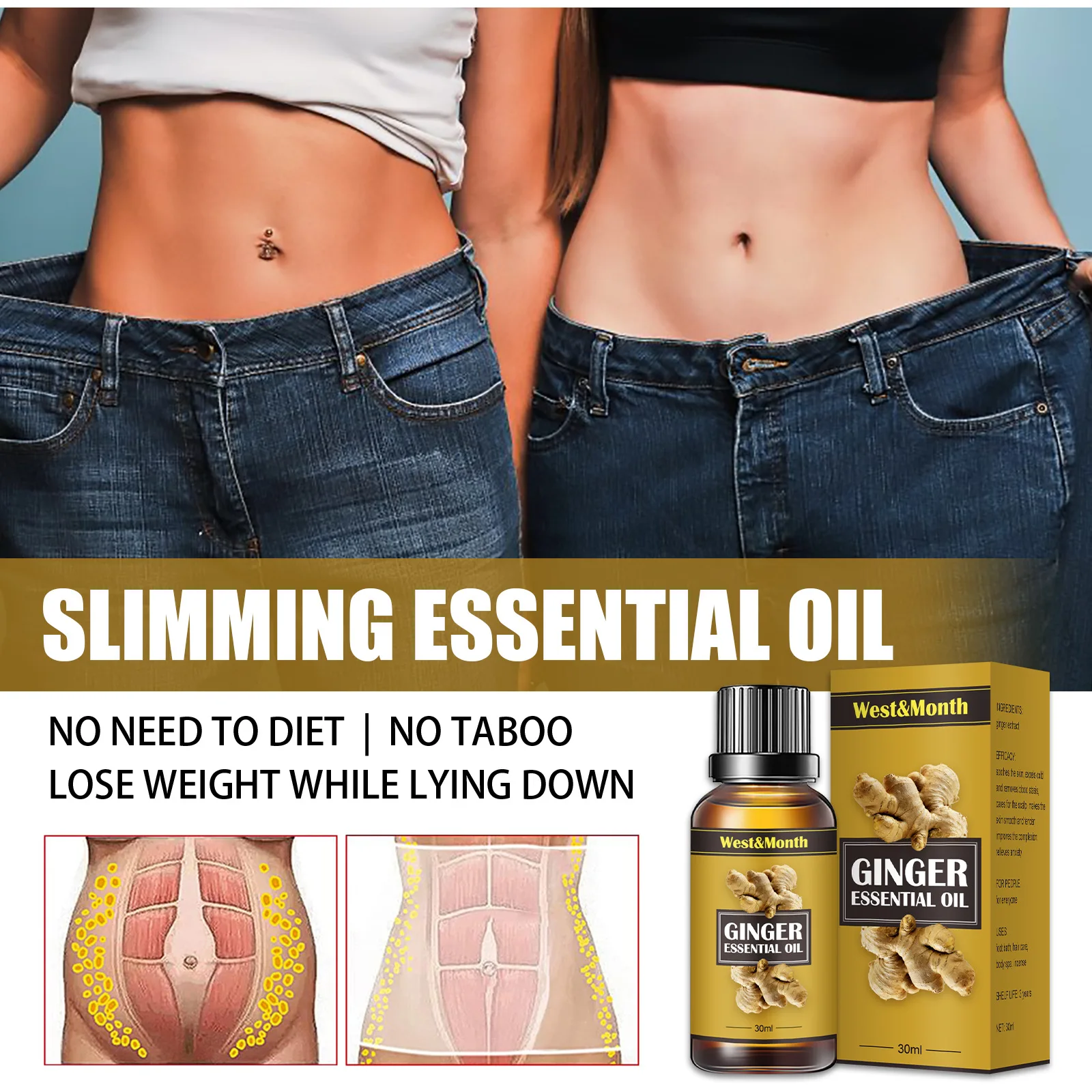 Weight Lose Fat Burning Belly Slimming Fast Loss Gift Slimming StickersFree Fasts Logistics