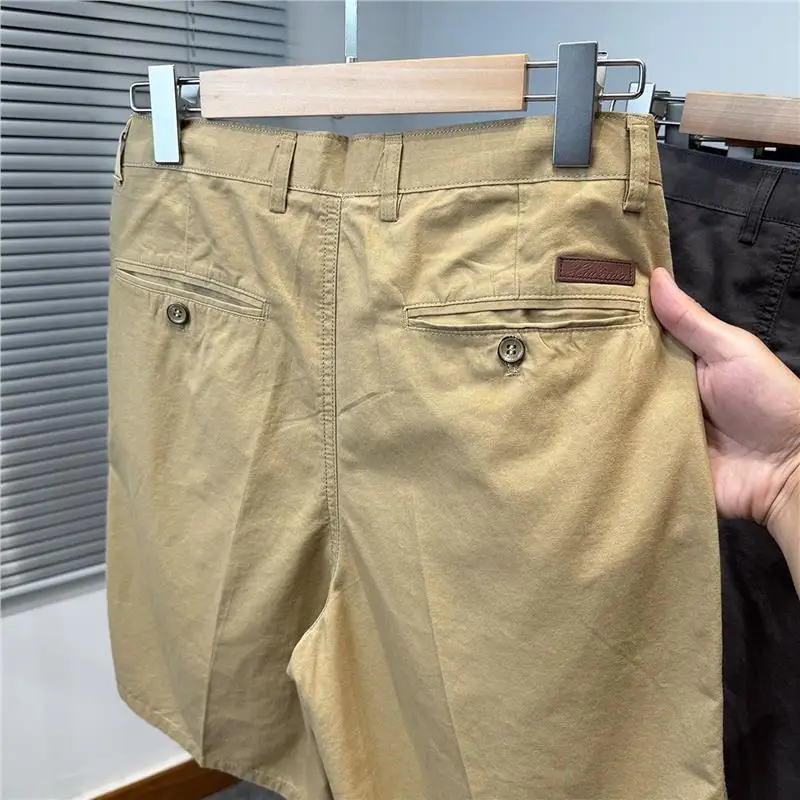Summer Workwear Men's Thin Four-Five Inch Shorts Durable Wear-Resistant Casual Straight Leg Pants for Youth And Adults
