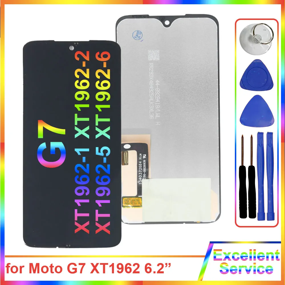 

100% Tested LCD for Motorola Moto G7 XT1962 LCD Display Touch Screen Digitizer Assembly Replacement for Moto G7 LCD Display