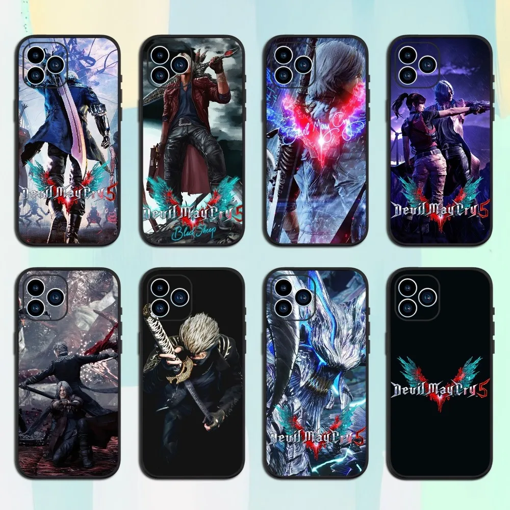 Game D-Devil May Cry 5 Phone Case For Samsung Galaxy A73 A54 A13 A33 A53 A32 A52S Soft Cover