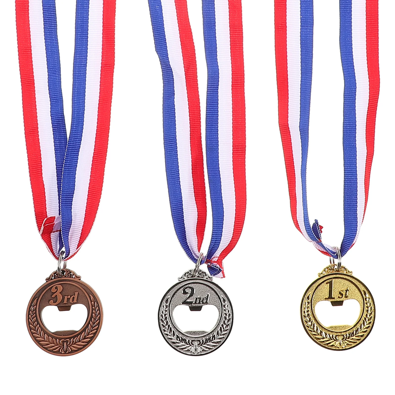3 stuks medaille flesopener creatief feest leuk accessoire voor bier wijn opening concurrentie verzamelen gunsten