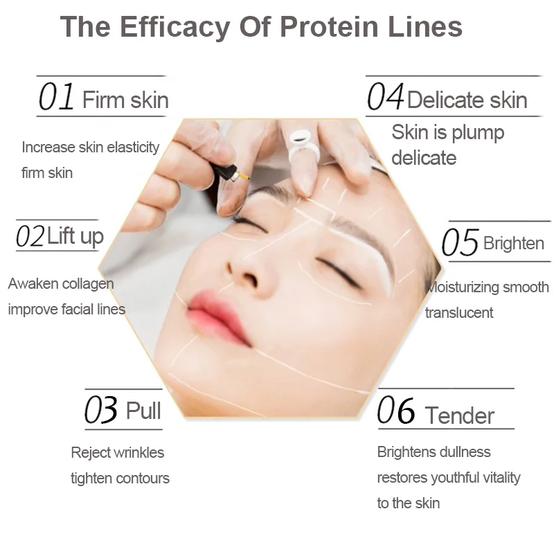 Gold Protein Line Gold Absorbable Collagen for Facial Lift Anti Aging Hyaluronic Tightening Skin