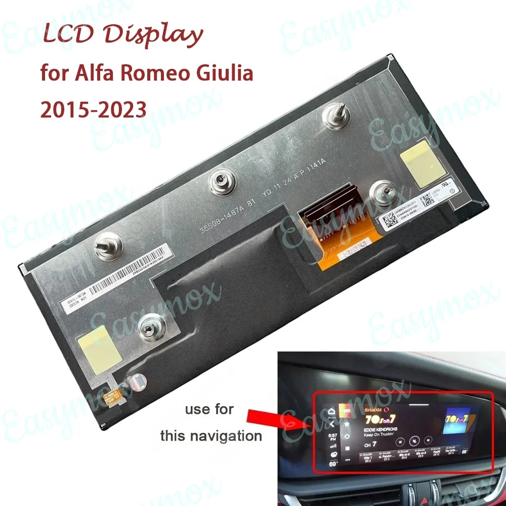 

8.8 Inch Digital LCD Display for Alfa Romeo Giulia 2015-2023 Car Accessories GPS Navigation Screen Replacement LA088DV1SL-01