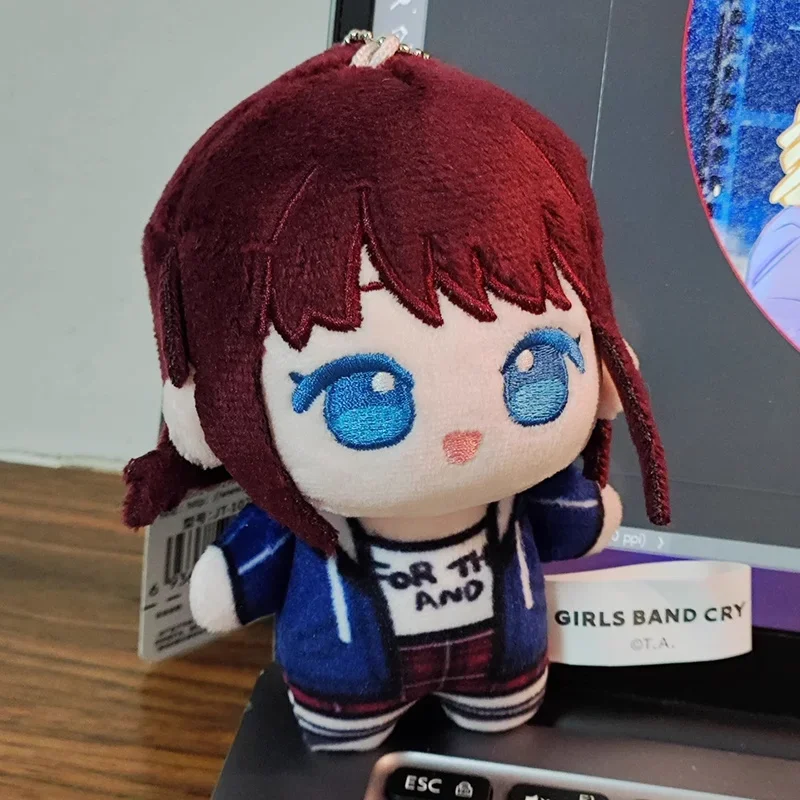 10cm fille bande cri poupées en peluche sac à dos pendentif Animation entourant peluche poupées mignonnes ornements de bureau jouet cadeaux d'anniversaire de noël