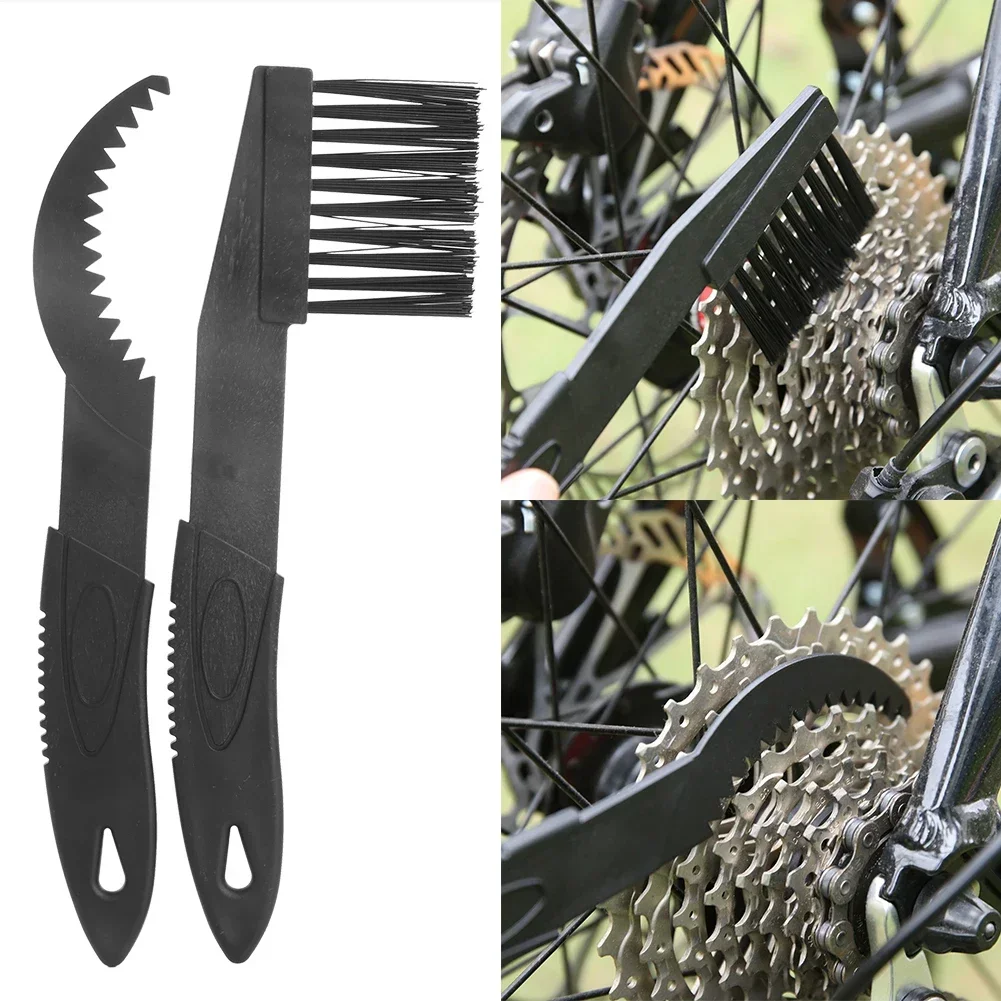 Bicycle Chain Clean Brush Gear MTB Bike Machine Washer Brush Scrubber Cycling Cleaner for Flywheel Sprocket Wheel