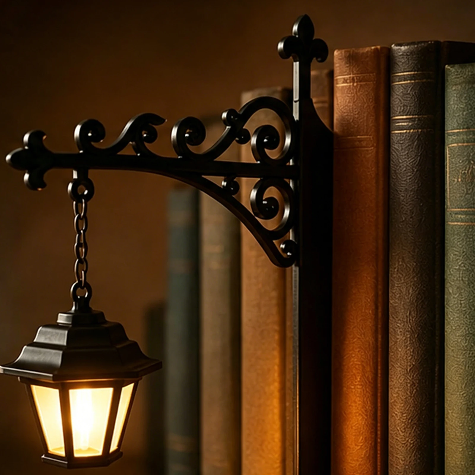 魔法の図書館をイメージした多機能ledナイトライト。温かみのある光で、書斎を温かく演出。文学好きへのギフトに最適。