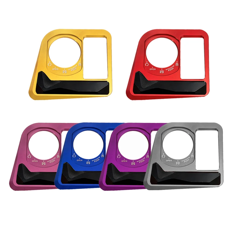 PCX Motorcycle CNC Aluminum Ignition Switch Cover Electric Door Lock Button Cover Protector For Honda PCX125 PCX160 pcx 125 160