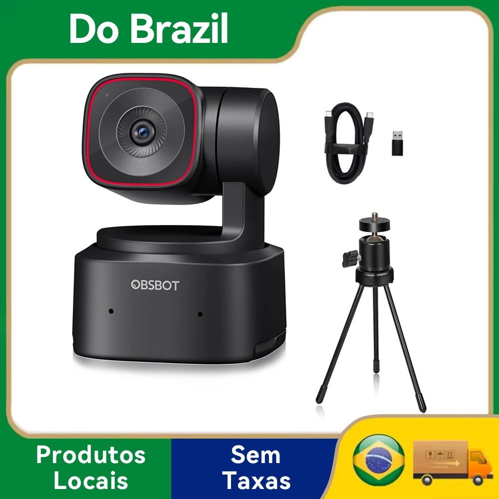 OBSBOT Tiny 2 Lite 4K Webcam para PC 60 FPS AI seguimiento cámara de Streaming PTZ con 1/2 Sensor Control de gestos