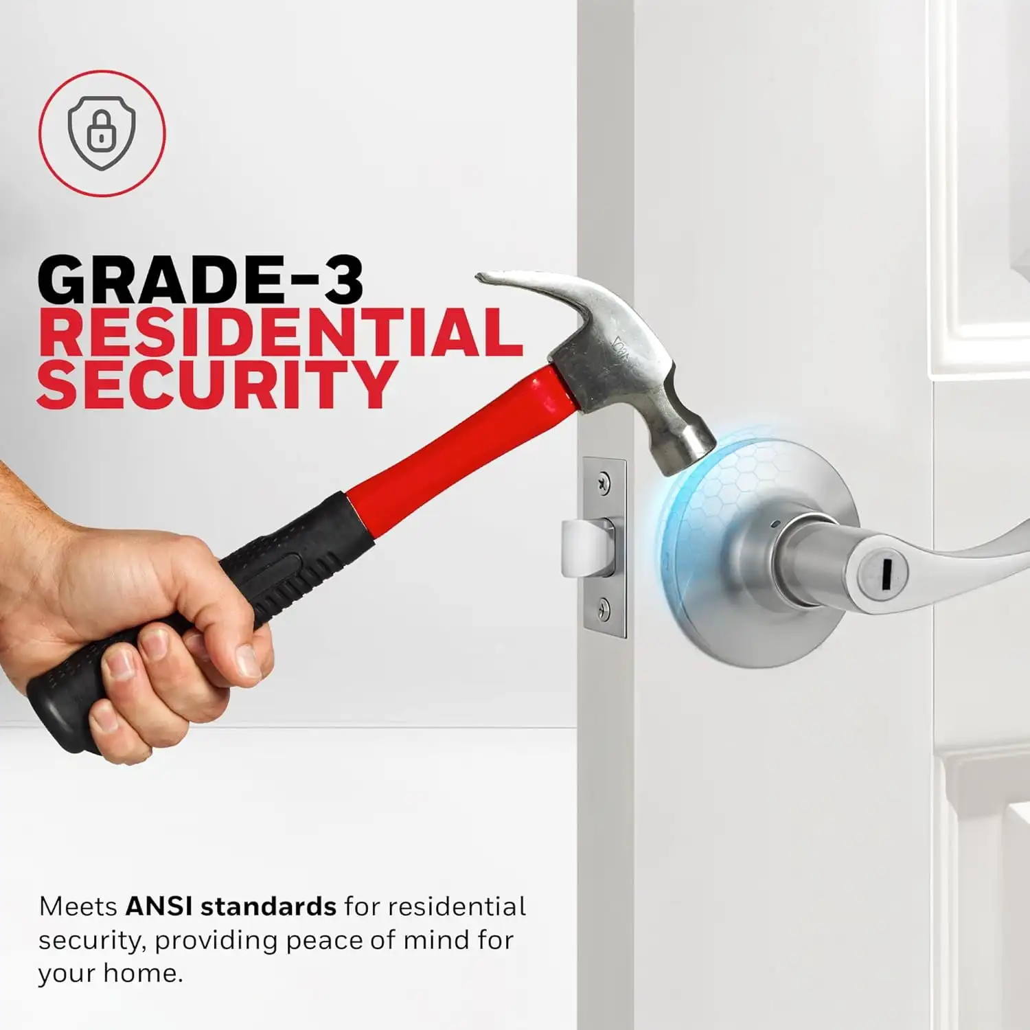 Wave Privacy Türhebel, satiniertes Nickel, 8106302