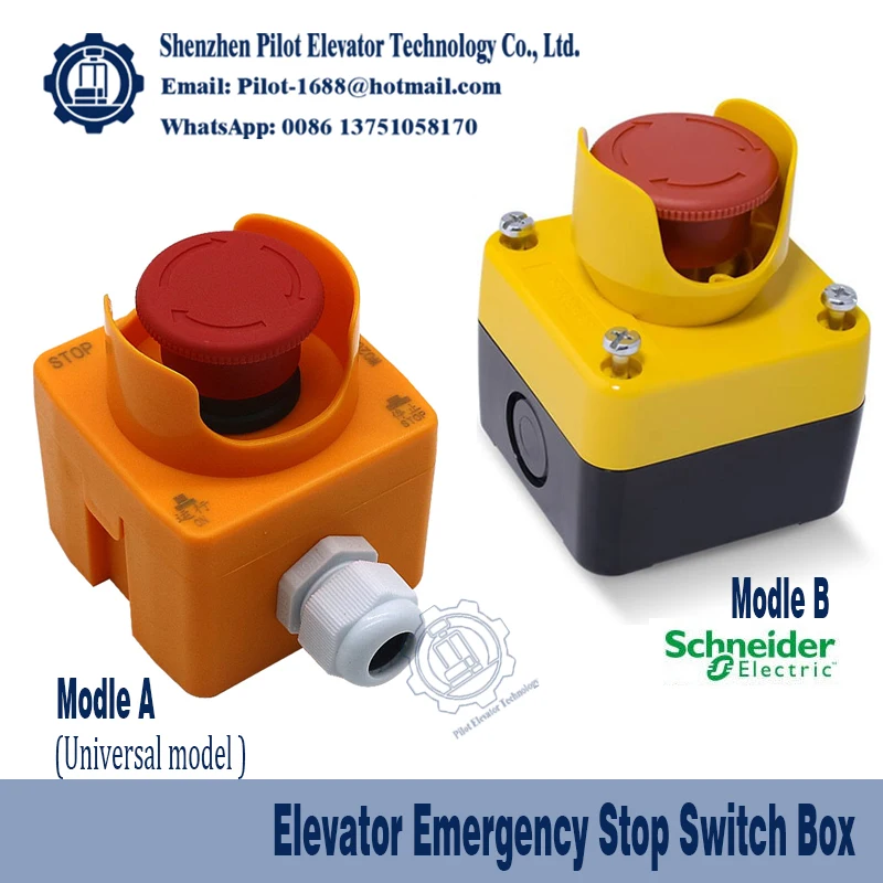 

Защитный кожух для аварийного выключателя Schneider XB2BS542C и универсальная версия кнопки аварийной остановки, запчасти для лифтов