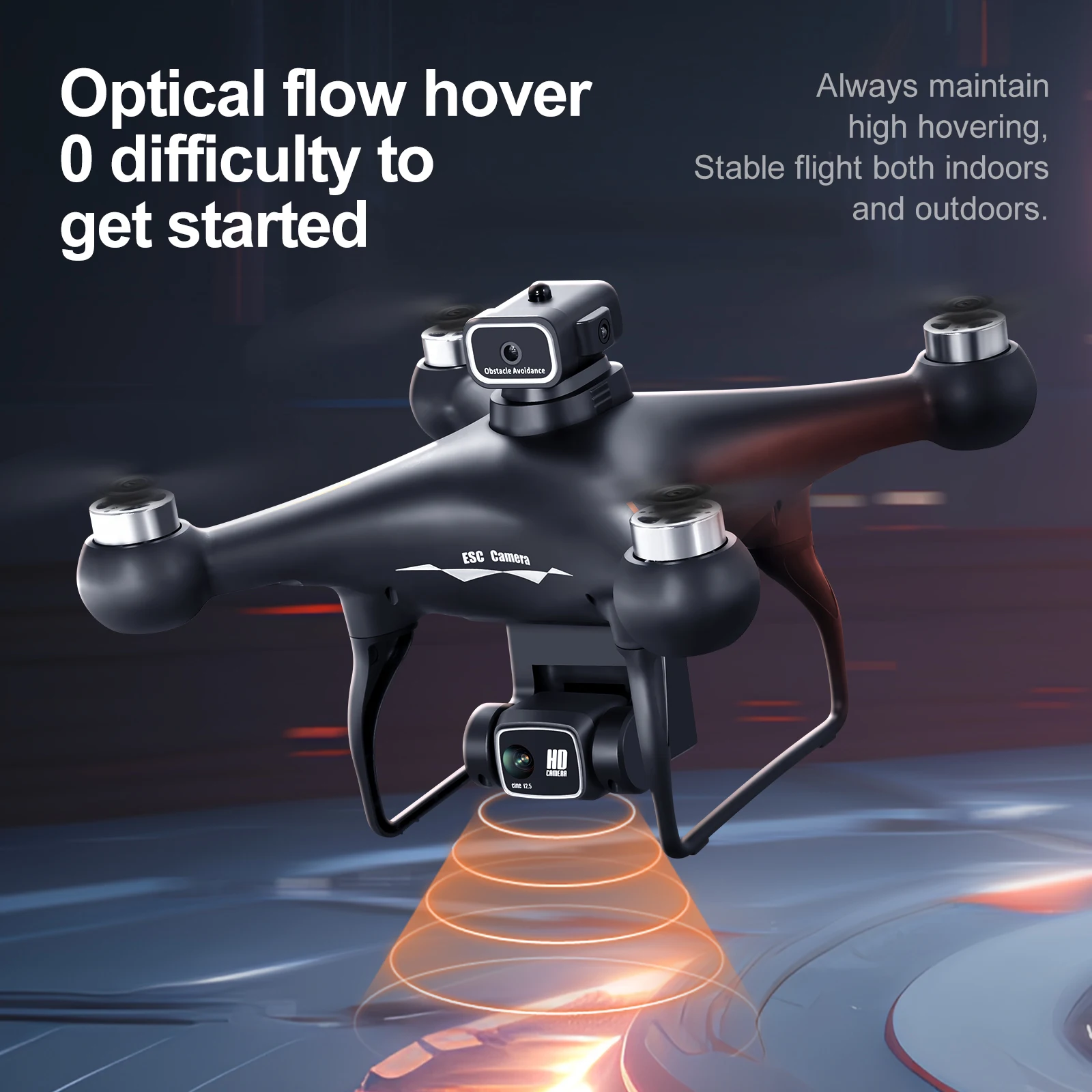 S116 MAX Mini Drone 4K Professional HD Camera 2.4G WIFI FPV Brushless Motor Optical Flow Folding Quadcopter Aerial Photograph