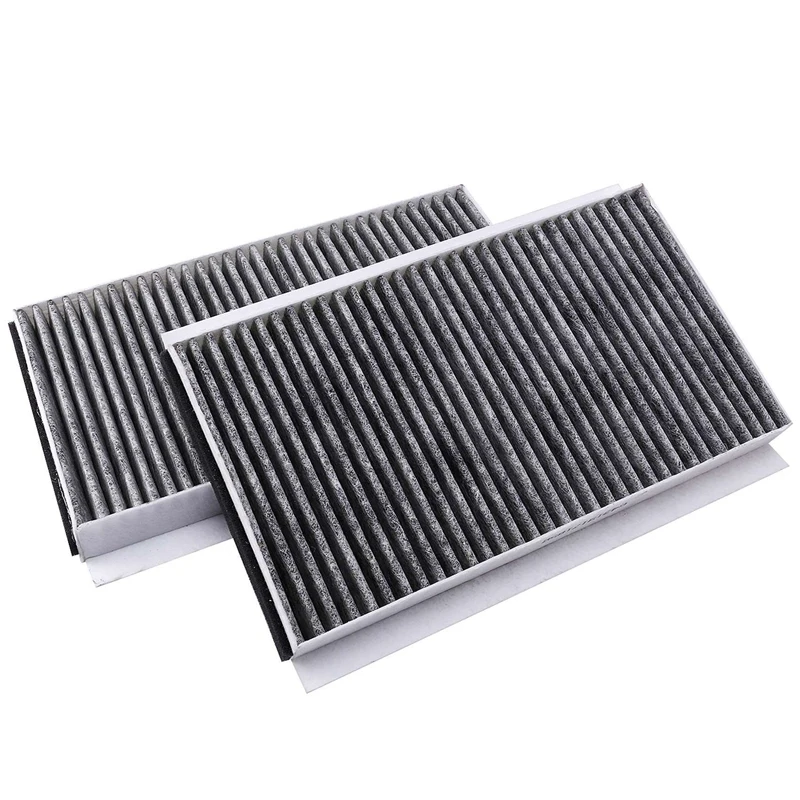 

4Pcs Cabin Air Filter 64319171858 For-BMW 5 6 E60 E61 E63 E64 520D 523I 525I 530D 535D 545I 550I 630I 650I 2007 - 2010