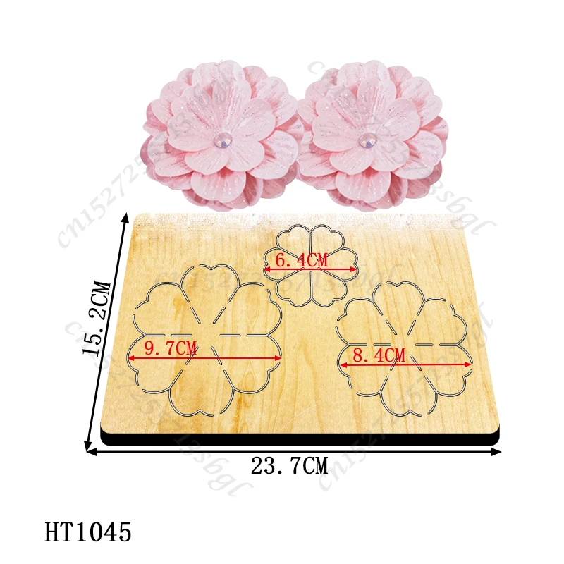 

Flower Cutting dies - New Die 2022 Cutting And Wooden Mold,HT1045 Suitable For Common Die Cutting Machines On The Market.
