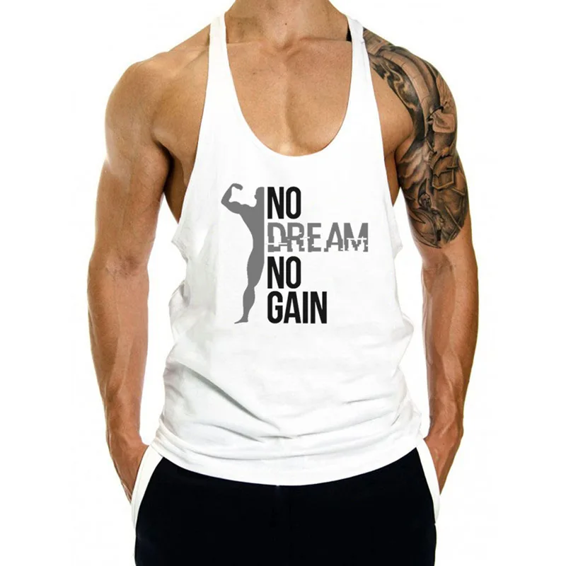 NEW Fitness Sports Tank Tops Men Gyms Workout Sleeveles Shirt Male Summer Loose Undershirt basketball Running men Vest