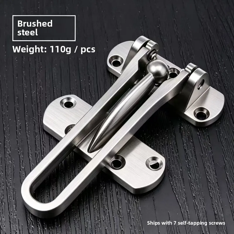 Thickened Anti‑theft Door Safety Reverse Lock Hardware Hotel Guesthouse Wooden Gate Household Privacy view 4