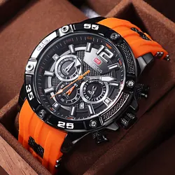 MINIFOCUS Top Brand Men's Watches Luxury  Domineering Quartz Wristwatch Waterproof Luminous Chronograph Watch for Men Date Clock